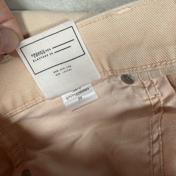 AYR The Beat Drop Barrel Jeans Pants Peach Orange Women’s Size 29 - Picture 8 of 11